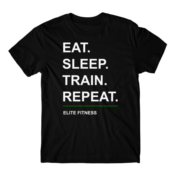 EAT SLEEP TRAIN REPEAT - T-SHIRT - $7YEPVW$ Thumbnail