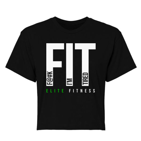 F@#K I'M TIRED - WOMEN'S CROP T-SHIRT - $9JSQCP$ Thumbnail